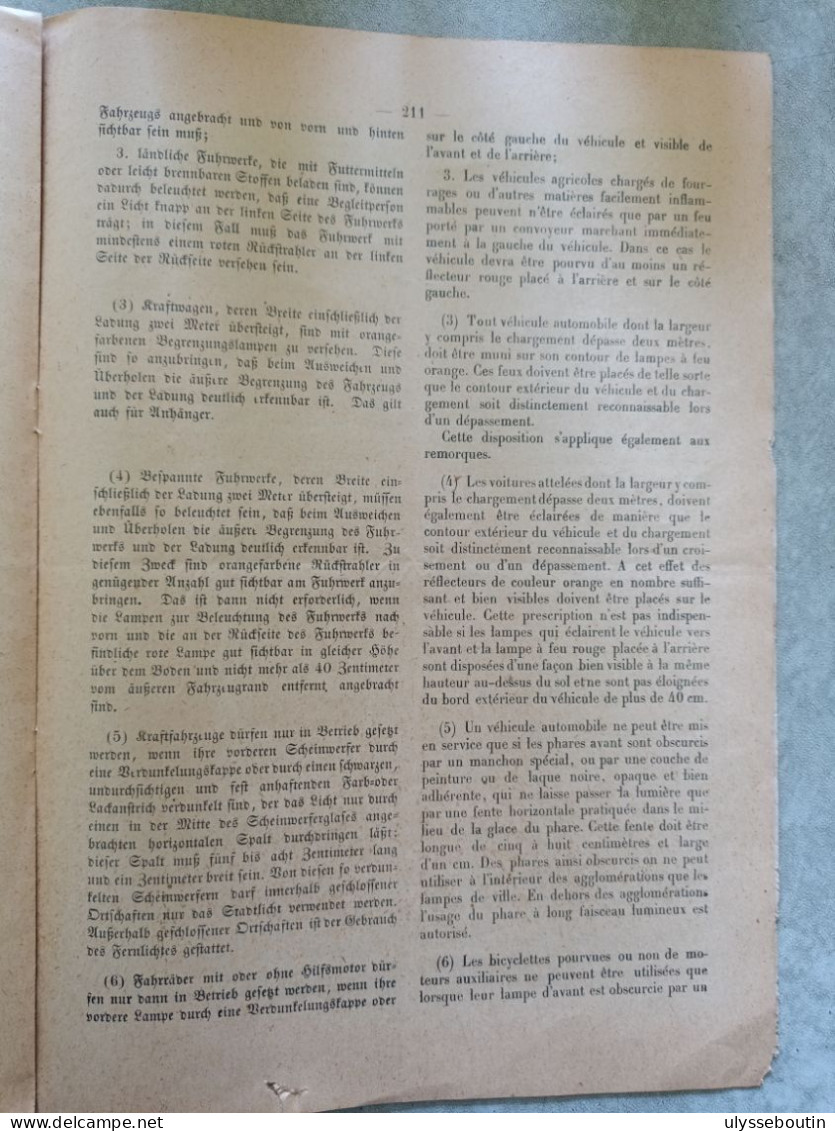 39/45 Verordnungsblatt Des Militärsbefehlshaber In Frankreich. Journal Officiel. 28 Mars 1941 - Dokumente