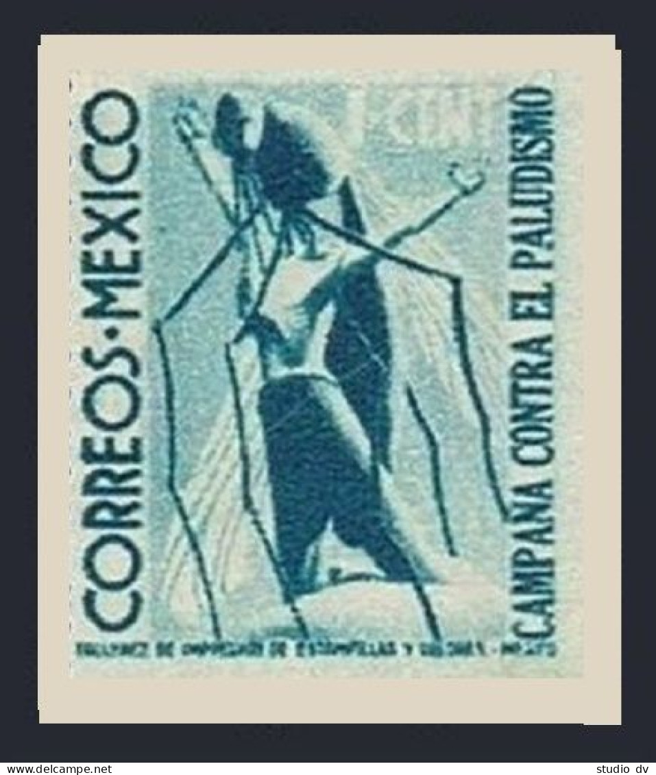 Mexico RA14 Imperf,hinged. Mi Zw15A. Drive Against Malaria.Postal Tax Stamp 1939 - Mexico