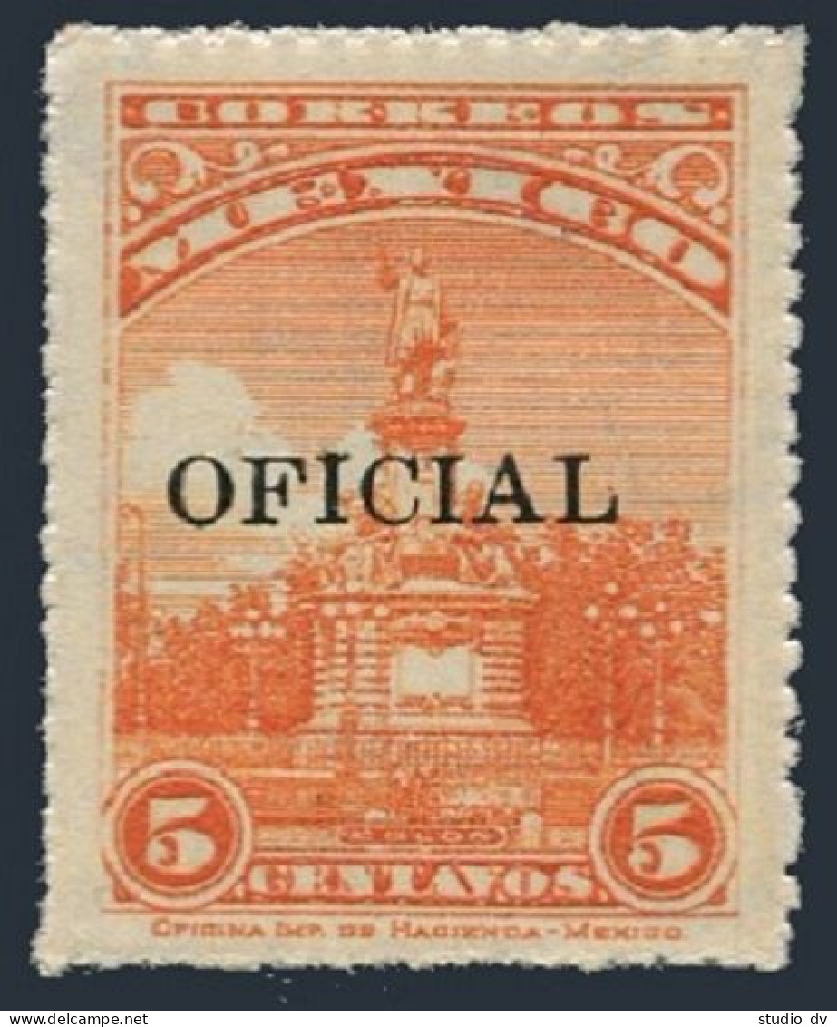 Mexico O214 Wmk 156, MNH. Michel D208. Official 1934. Columbus Monument. - Mexique