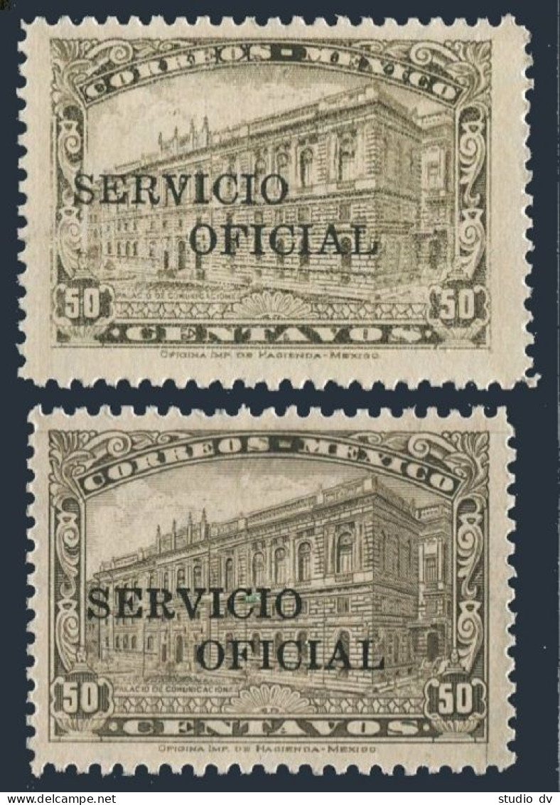 Mexico O208, MNH. Michel D196. Official 1933. Communications Building. - Mexico