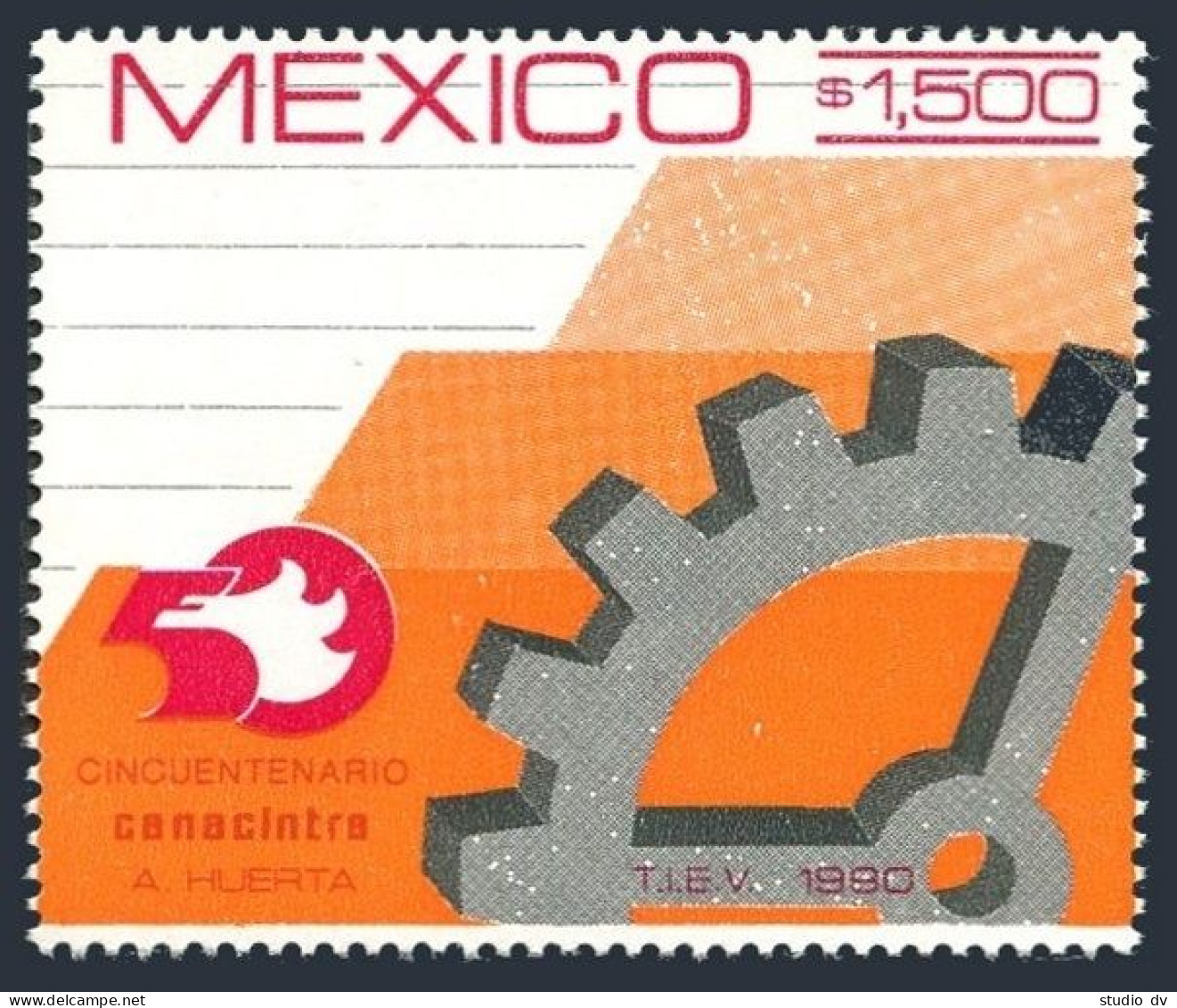 Mexico 1681,MNH.Michel 2248. National Chamber Of Industrial Development, 1990. - Mexico