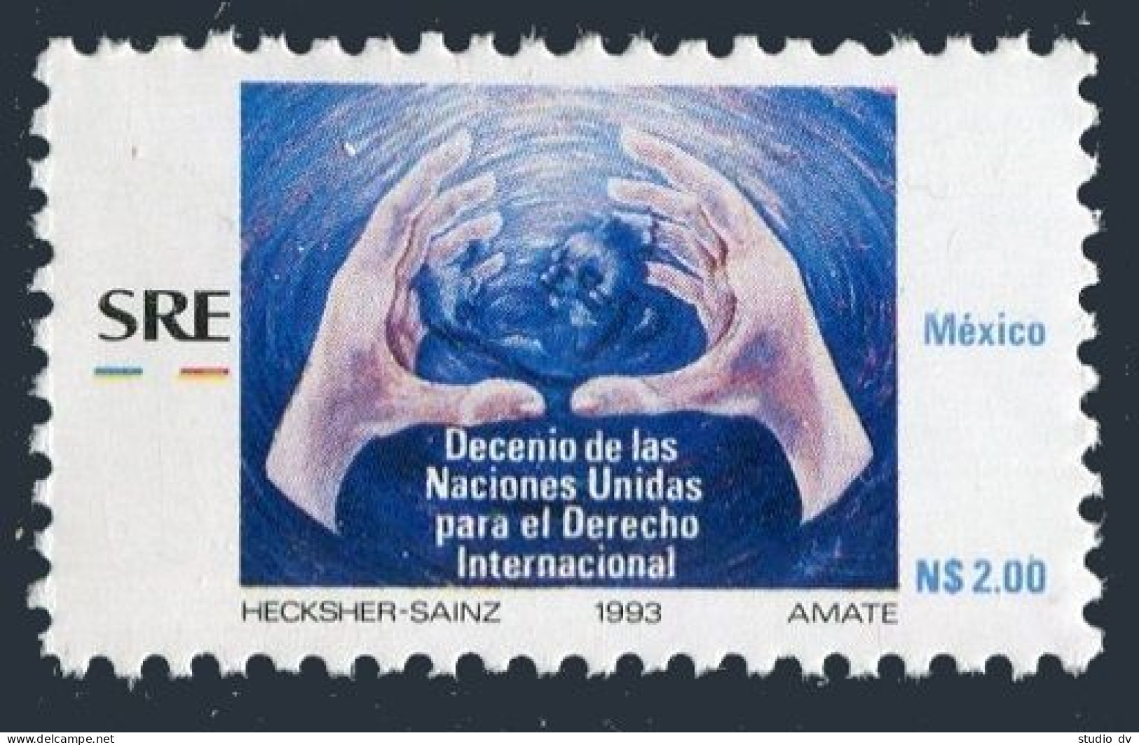 Mexico 1835, MNH. Michel 2364. UN Decade For International Law, 1993. - Mexique