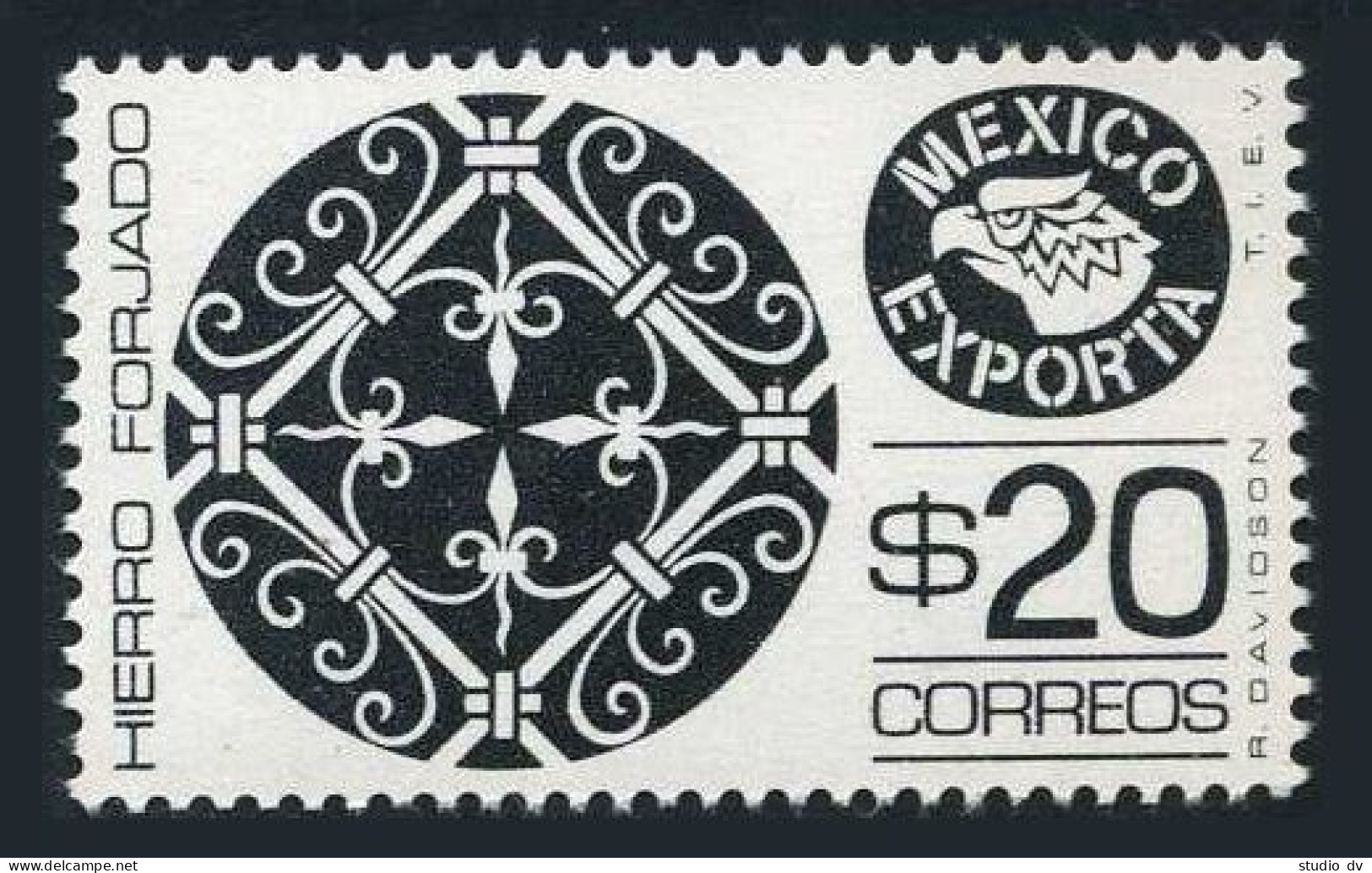 Mexico 1127, MNH. Michel 1498aI. Mexico Exports, 1978. Wrought Iron. - Mexique