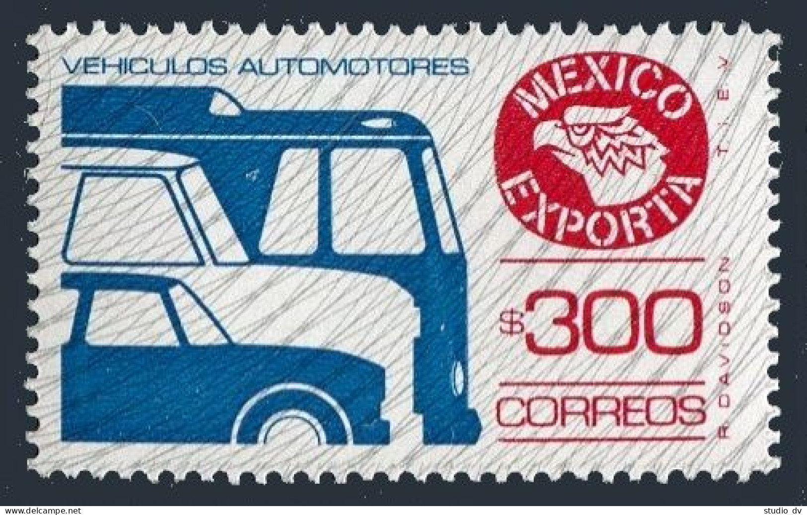 Mexico 1136,MNH.Michel 1805Ax. Mexico Exports,1983. Motor Vehicles.  - Messico
