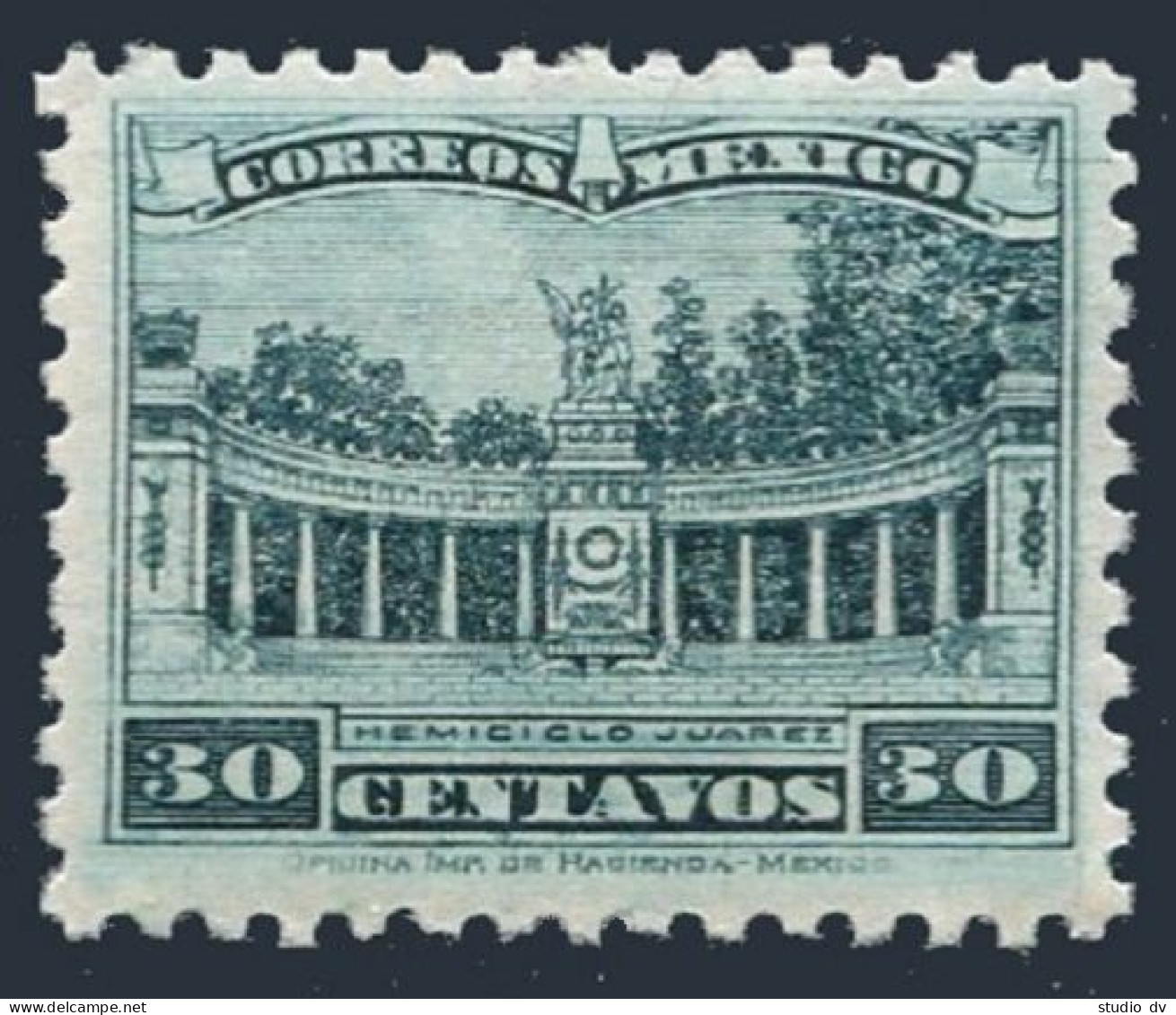 Mexico 692 Wmk 156,perf 10.5,MNH.Michel 676. Juarez Colonnade,Mexico,1934. - Mexique
