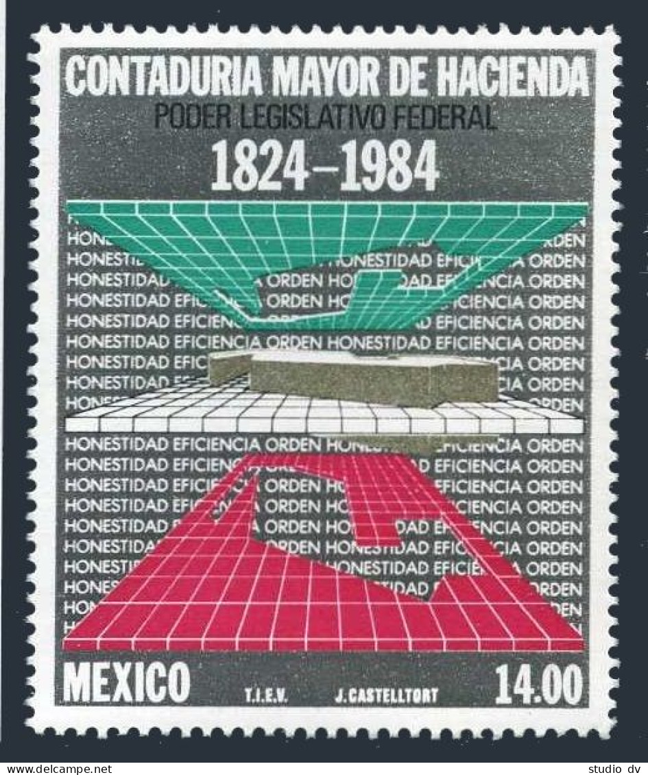 Mexico 1371 Block/4,MNH.Michel 1918. State Audit Office,160.1984. - Mexico