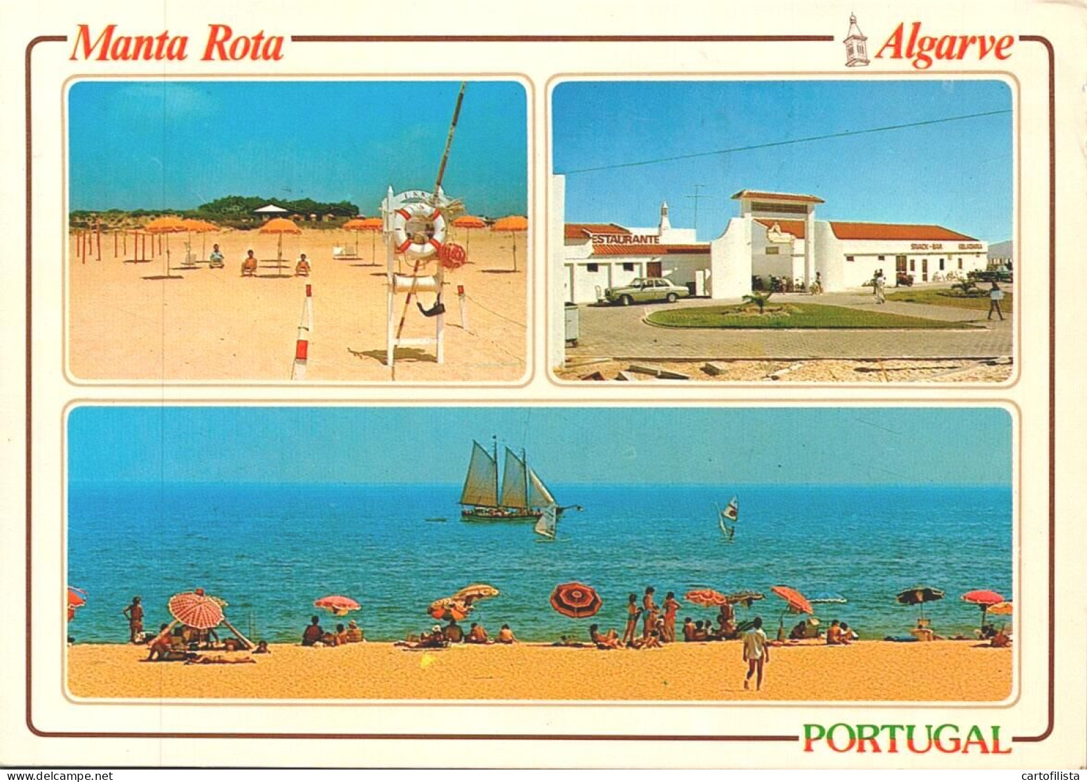 MANTA ROTA, Vila Nova Cacela. Algarve - Vários Aspetos  (2 Scans) - Faro