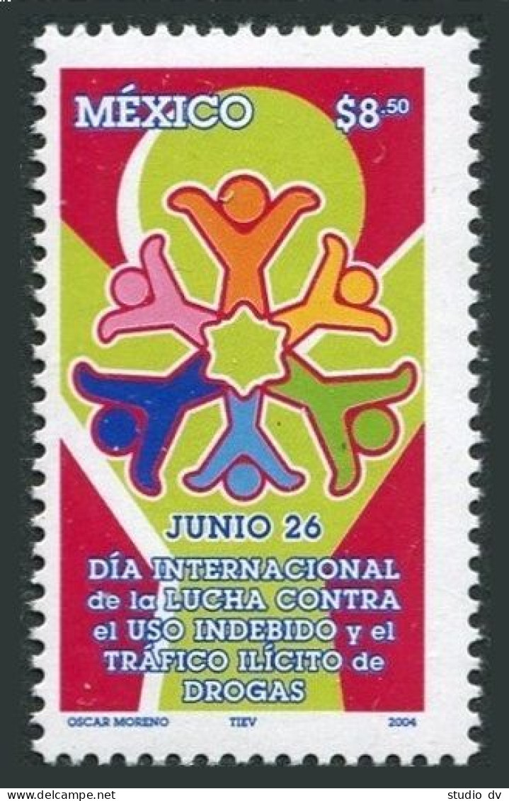 Mexico 2350,MNH. Day Against Illegal Drugs, 2004. - Mexique