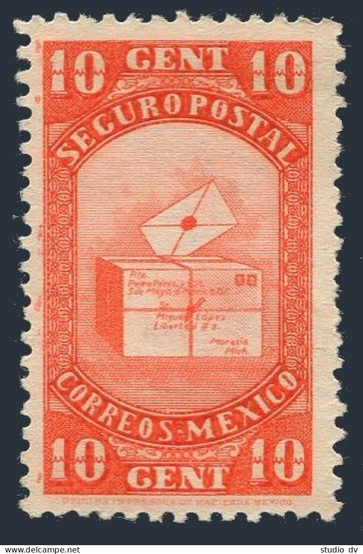 Mexico G1,MNH.Michel PZ 1. Insured Letter Stamps,1935. - Mexico