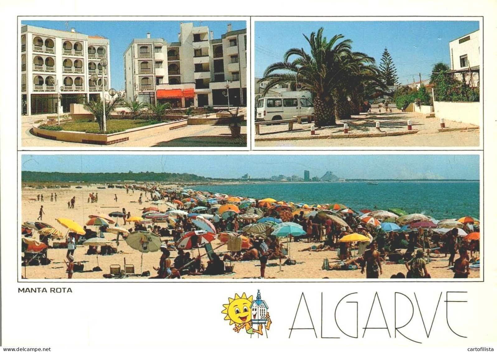 MANTA ROTA, Vila Nova Cacela. Algarve - Vários Aspetos  (2 Scans) - Faro