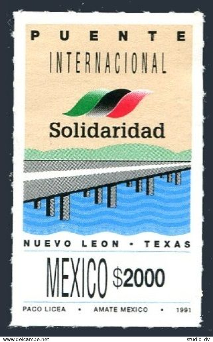 Mexico 1701, MNH. Michel 2247. Solidarity Bridge, 1991. - México