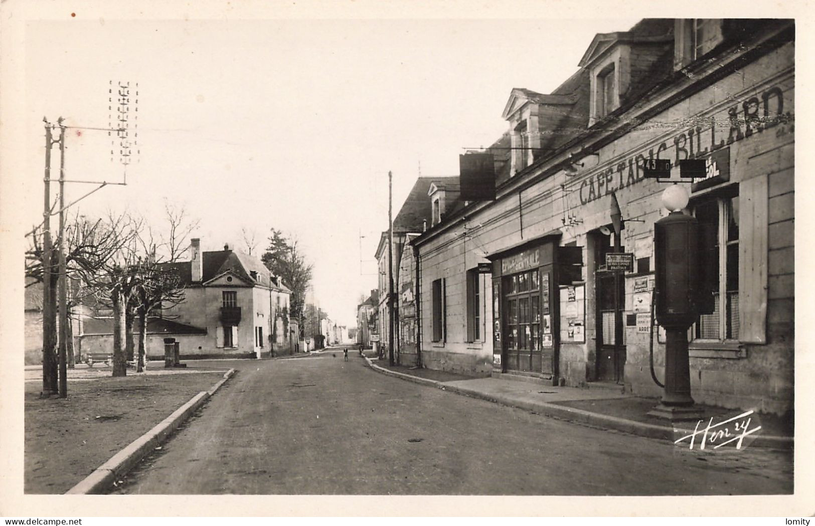 & 37 Avoine Grande Rue Principale CPA Café Tabac Billard - Autres & Non Classés