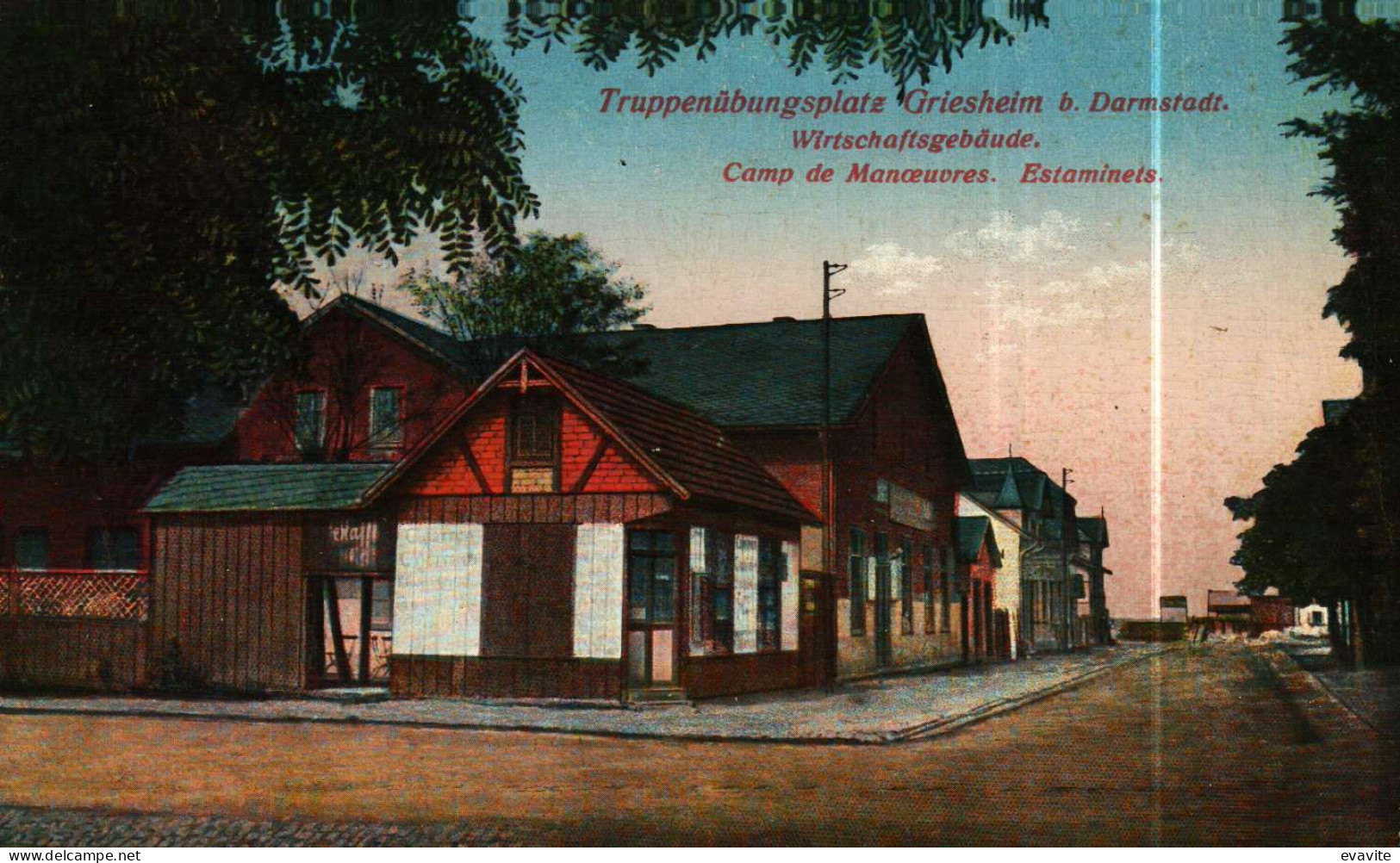 CPA Lot De 2  (67)   GRIESHEIM  Près MOLSHEIM  Camp De Manoeuvres - Estaminets Et Cité Des Baraques - Sonstige & Ohne Zuordnung