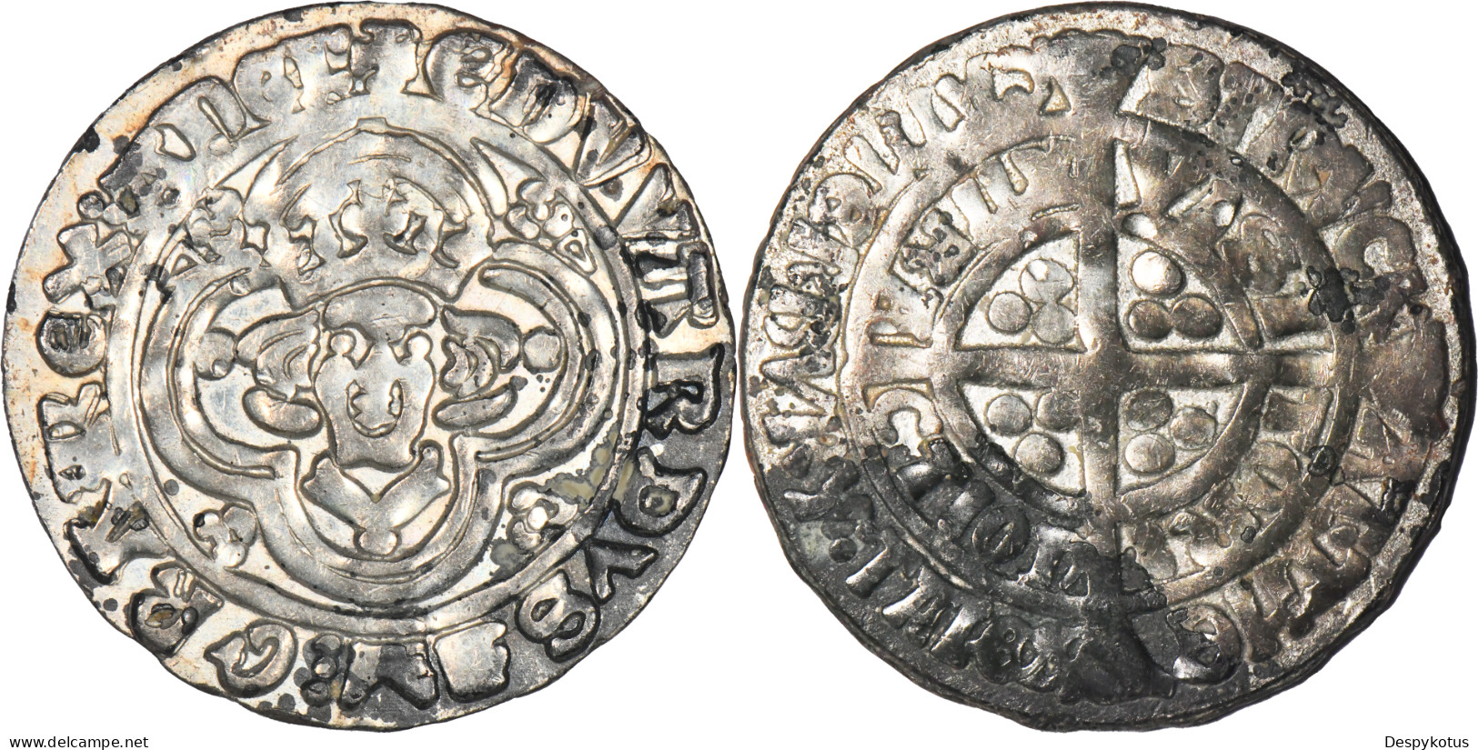 Médaille Inspirée D'un Groat D'Edward I D'Angleterre -19-277 - Non Classificati