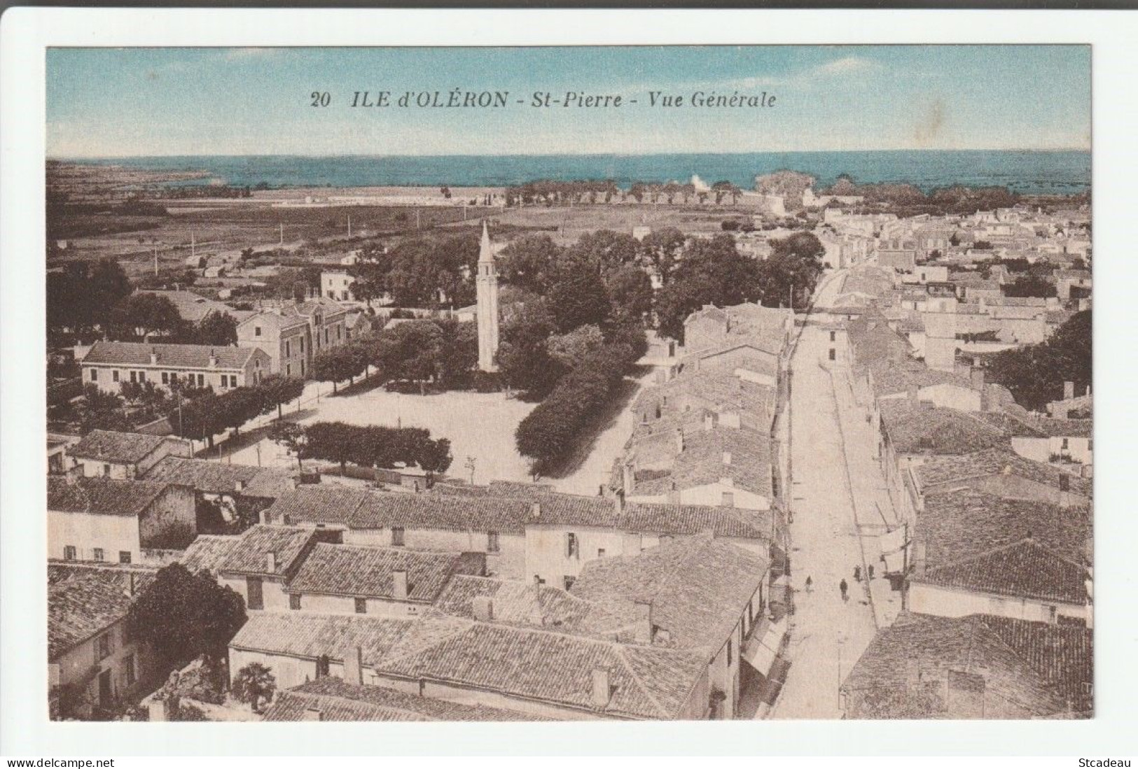0025. Saint Pierre  - Vue Générale - Ile D'Oléron