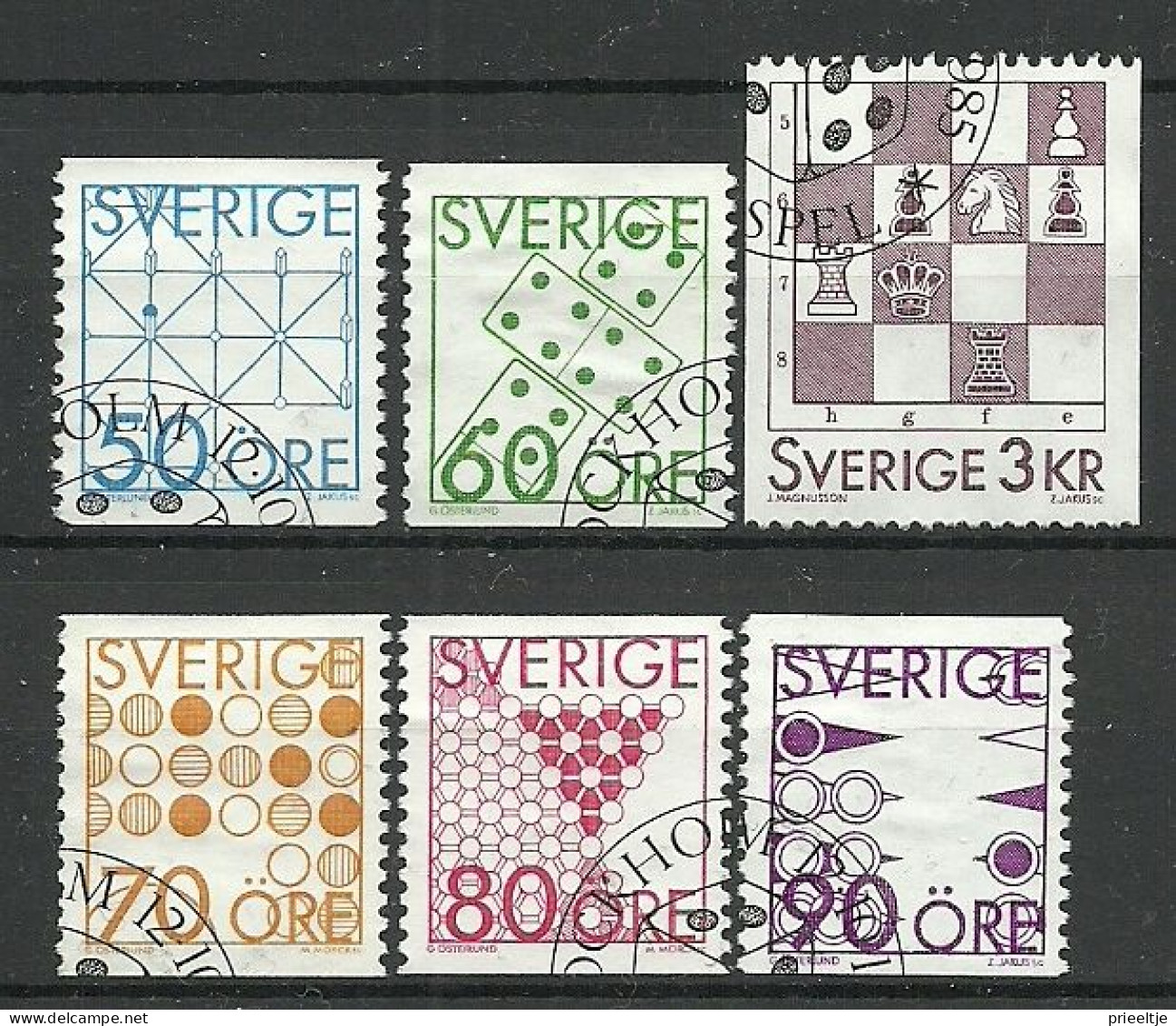 Sweden 1985 Games Y.T. 1336/1341 (0) - Used Stamps