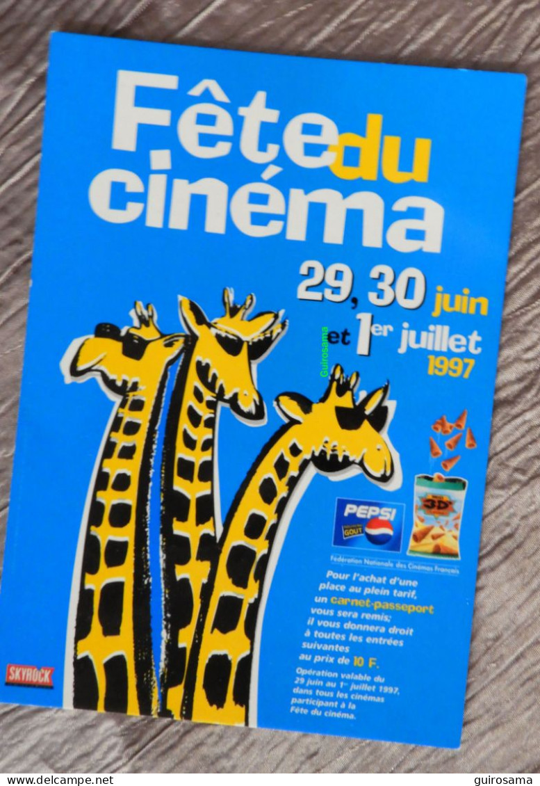 Fête Du Cinéma 1997 - Girafe - Andere & Zonder Classificatie