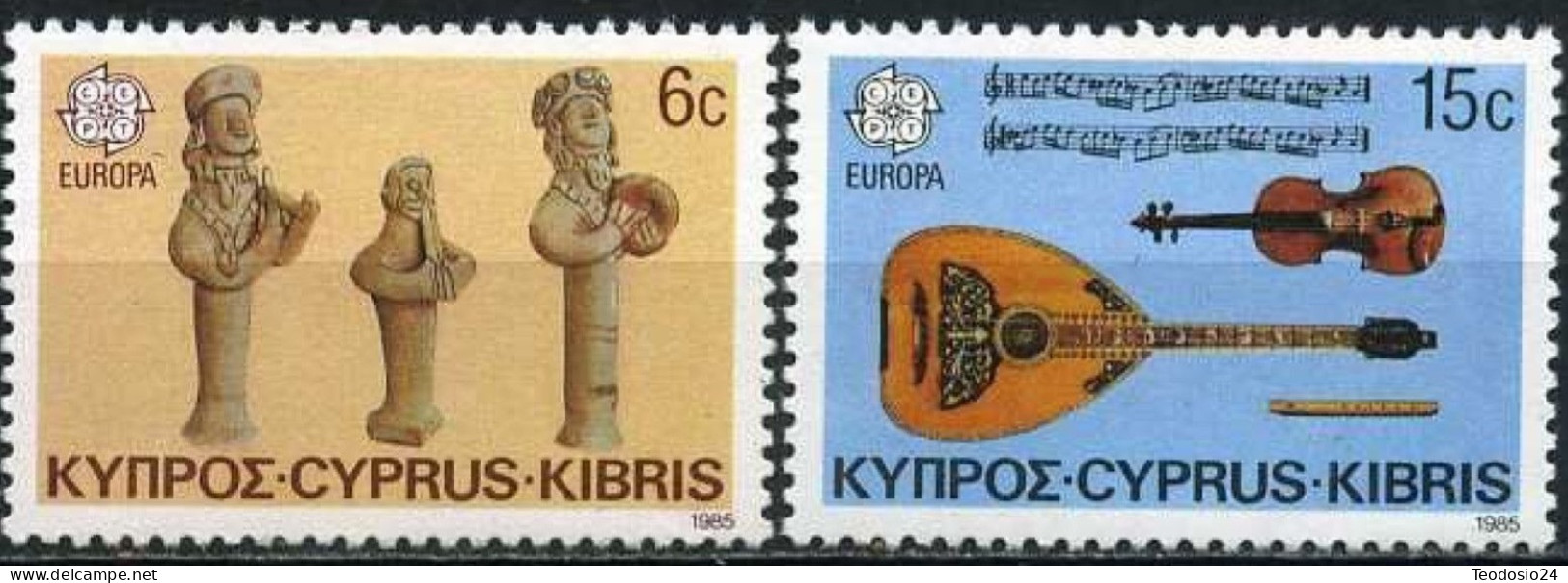 Chypre  1985  637 / 8 ** Europa - Ungebraucht