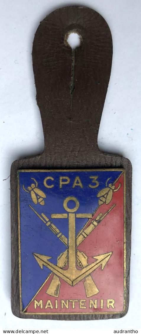 Bel Insigne Militaire Marine - CPA3 COMMANDO FUSILIER MARINE - Compagnie Protection Algérie N°3 - DRAGO Paris - Marinera