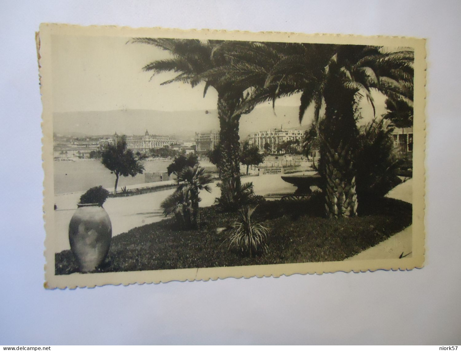 FRANCE POSTCARDS  CANNES 1939 POSTMARK ANTIBES - Other & Unclassified