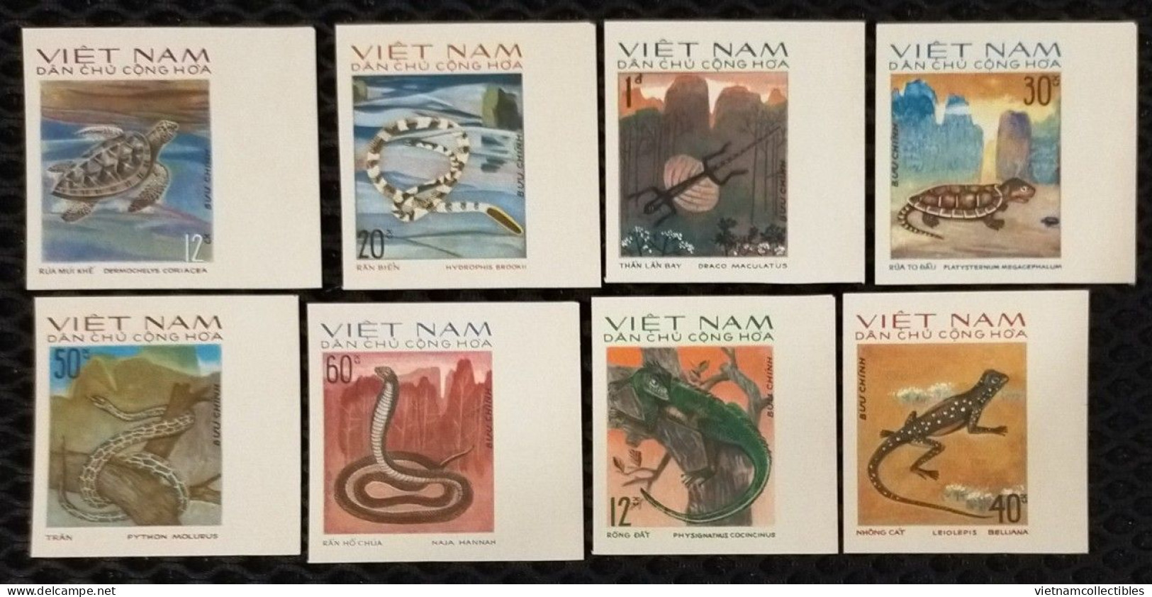 North Vietnam Viet Nam MNH Imperf Stamps 1975 : Reptile / Tortoise / Snake / King Cobra / Lizard / Turtle (Ms305) - Viêt-Nam