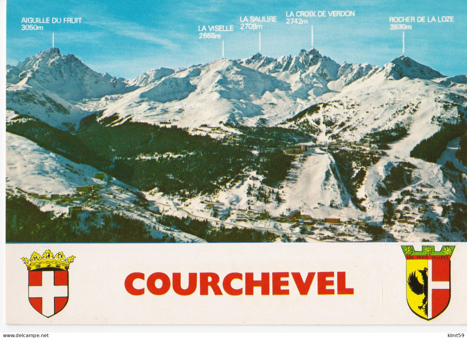 Courchevel - Vue Panoramique Aérienne Des 3 Stations - Courchevel