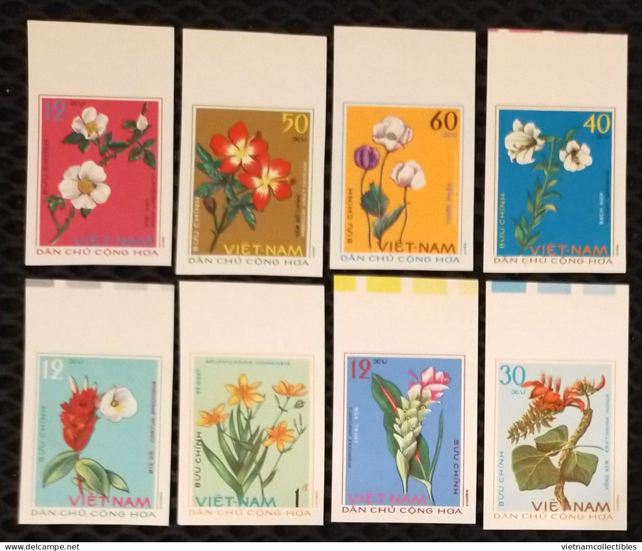 North Vietnam Viet Nam MNH Imperf Stamps 1975 : Medicinal Herbs / Flower / Flora / Plant (Ms296) - Vietnam