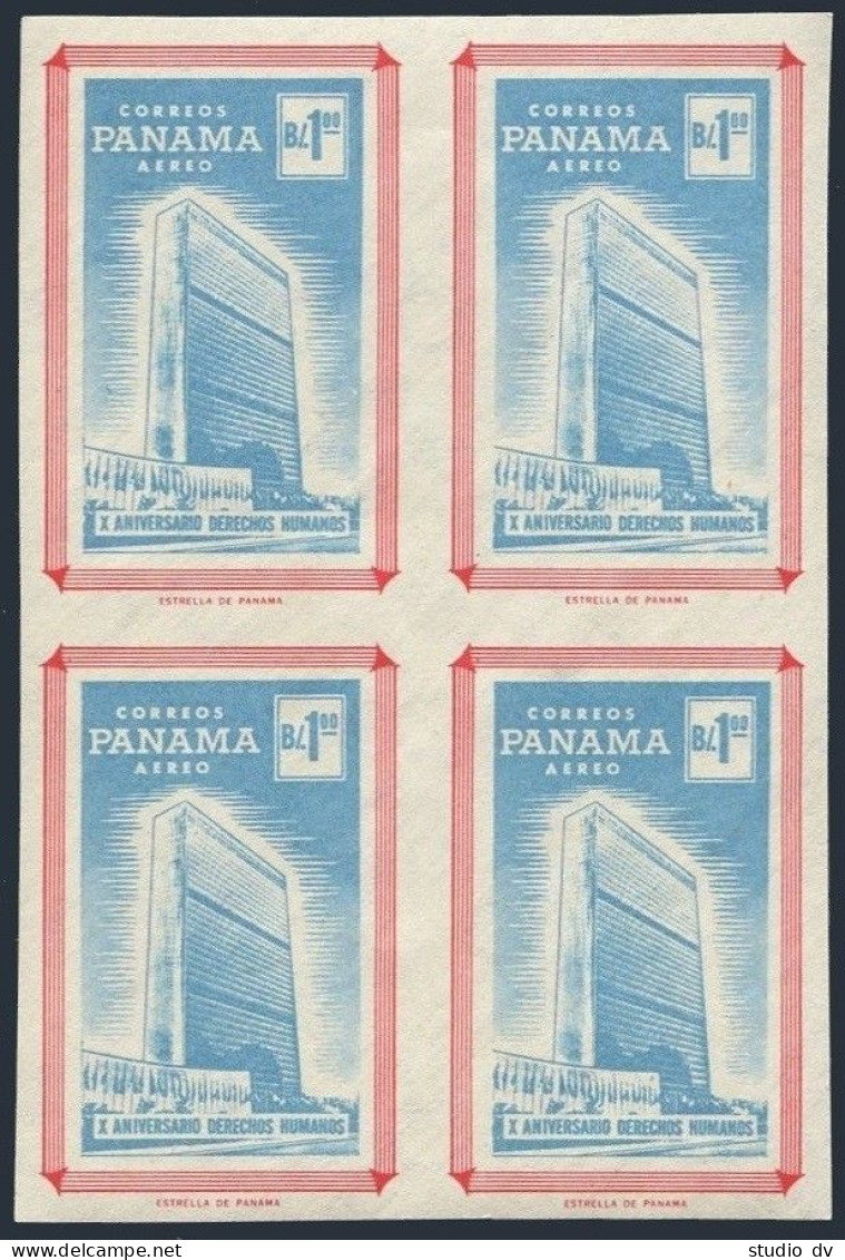 Panama C217 Imperf Block/4, MNH. Michel 567. Declaration Of Human Rights, 1959. - Panama