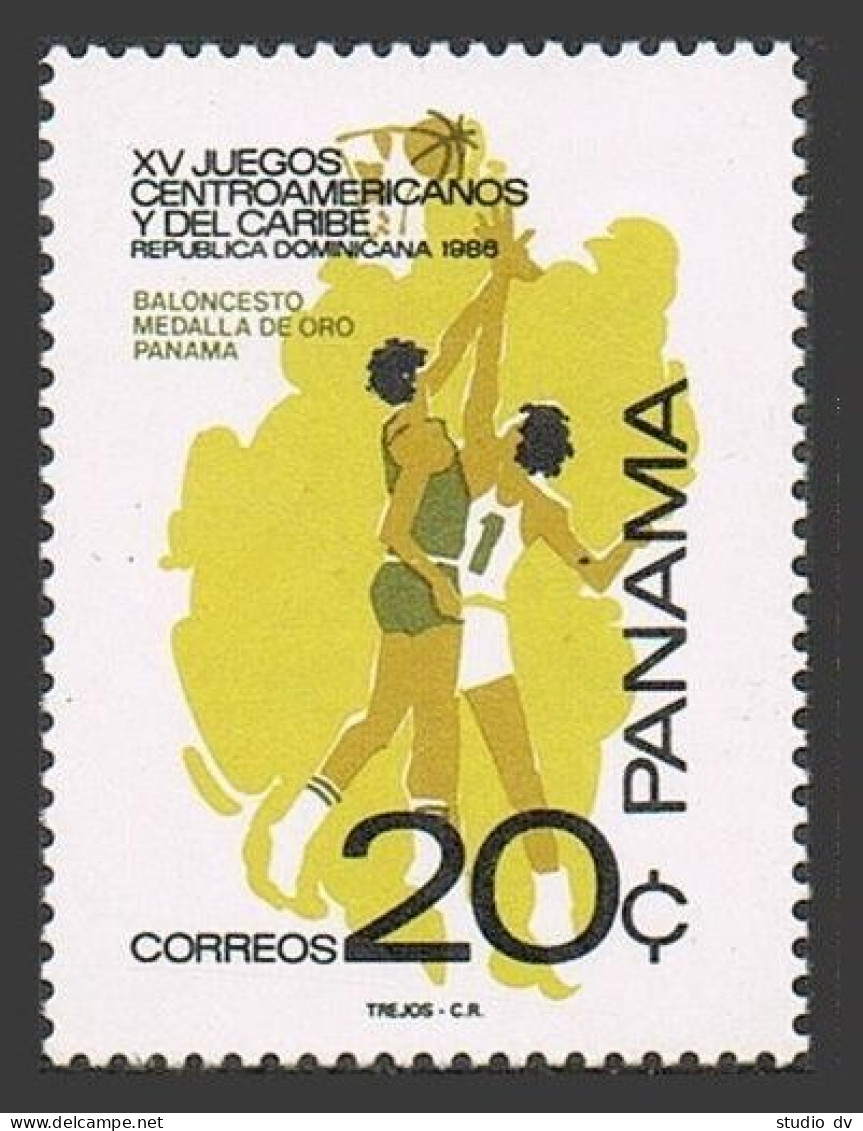 Panama  699, MNH. Mi 1624. Central American & Caribbean Games, 1986. Basketball. - Panama