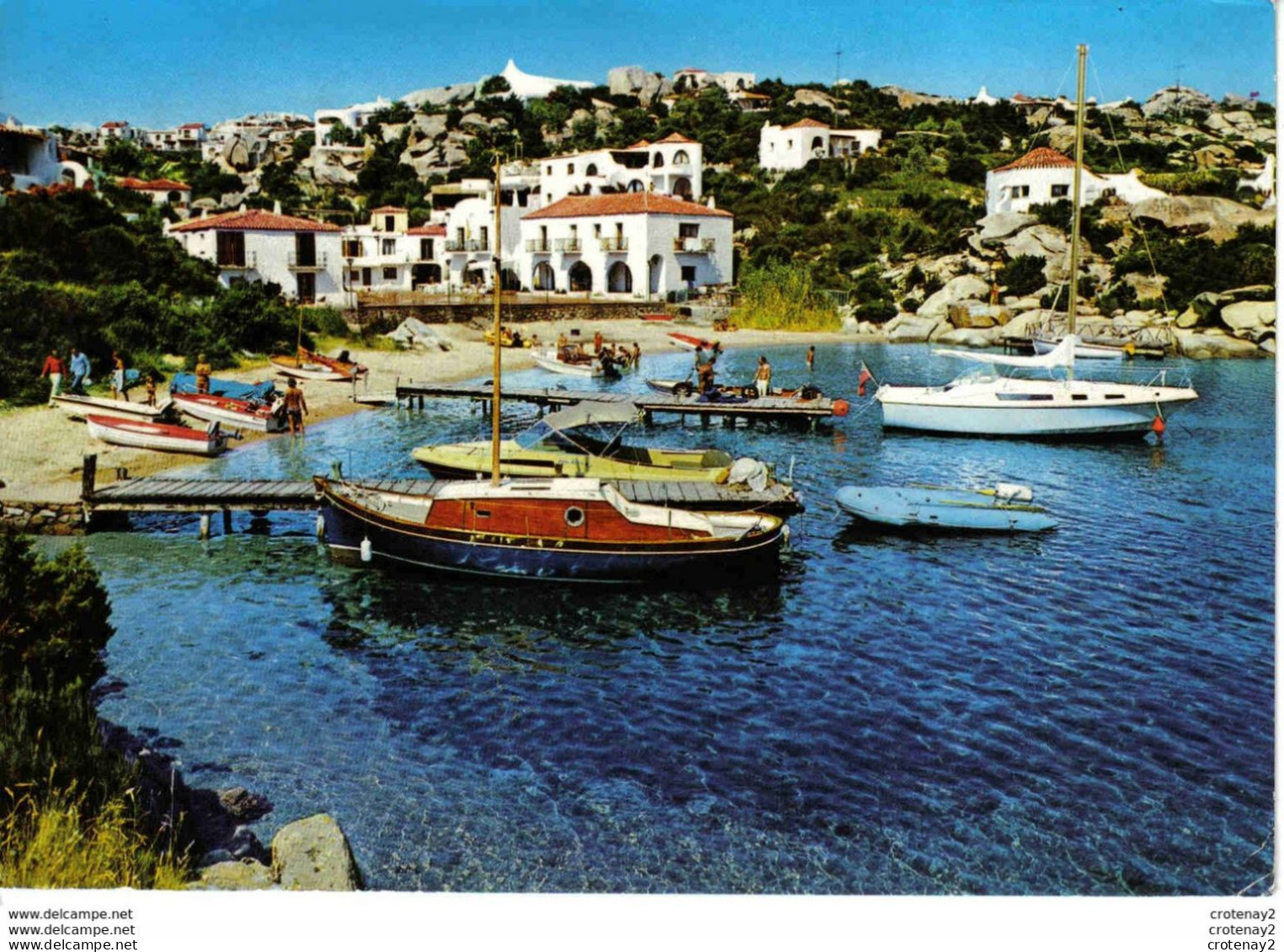 Corse Du Sud PORTO RAFAEL Palau En 1975 R. Balzano Animée Bateaux Voiliers Zodiac - Autres & Non Classés