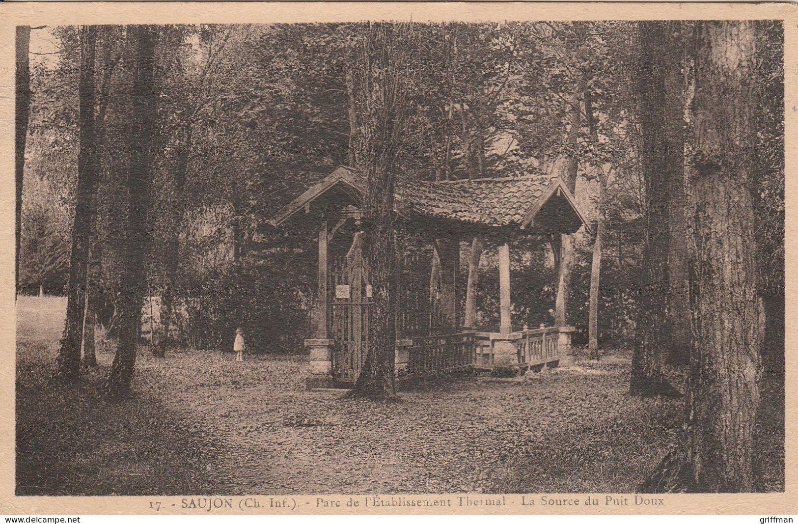 SAUJON PARC DE L'ETABLISSEMENT THERMAL LA SOURCE DU PUIT DOUX TBE - Saujon