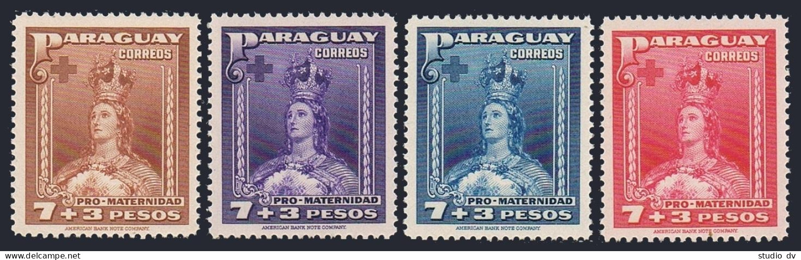 Paraguay B6-B9,MNH.Michel 526-529. Our Lady Of Asuncion.1941. - Paraguay