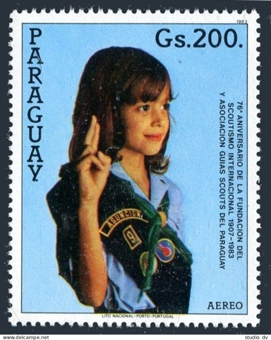 Paraguay 2113, MNH. Michel 3725. Girl Scout, 1984. - Paraguay