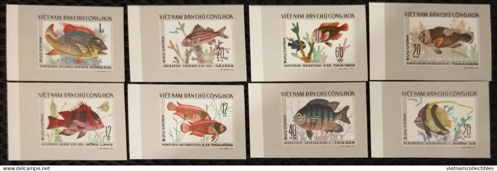 Vietnam Viet Nam MNH Imperf Stamps 1976 : Salt-water Fishes / Fish (Ms315) - Vietnam