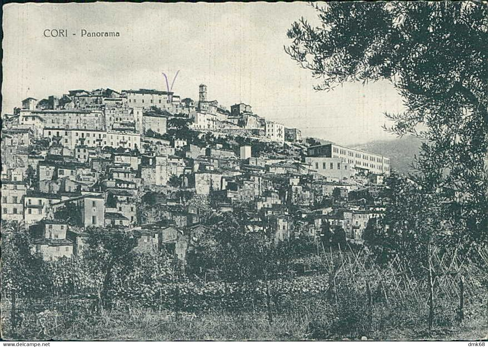 CORI ( LATINA ) PANORAMA - EDIZIONE CORSETTI - SPEDITA 1955 (20563) - Latina