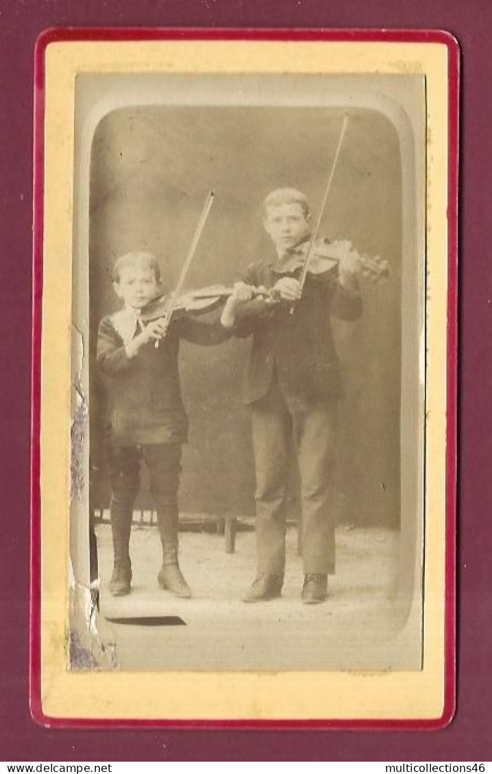 120524 - PHOTO CDV RIPAMONTI DANIEL CAUDERAN Gironde - Violon Violoniste Musicien - Autres & Non Classés