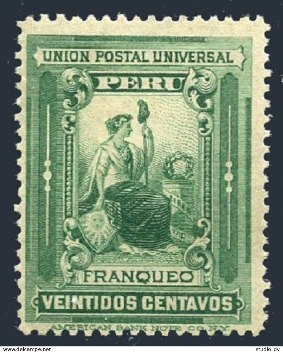 Peru 135, Hinged. Michel . Liberty, 1895. - Peru