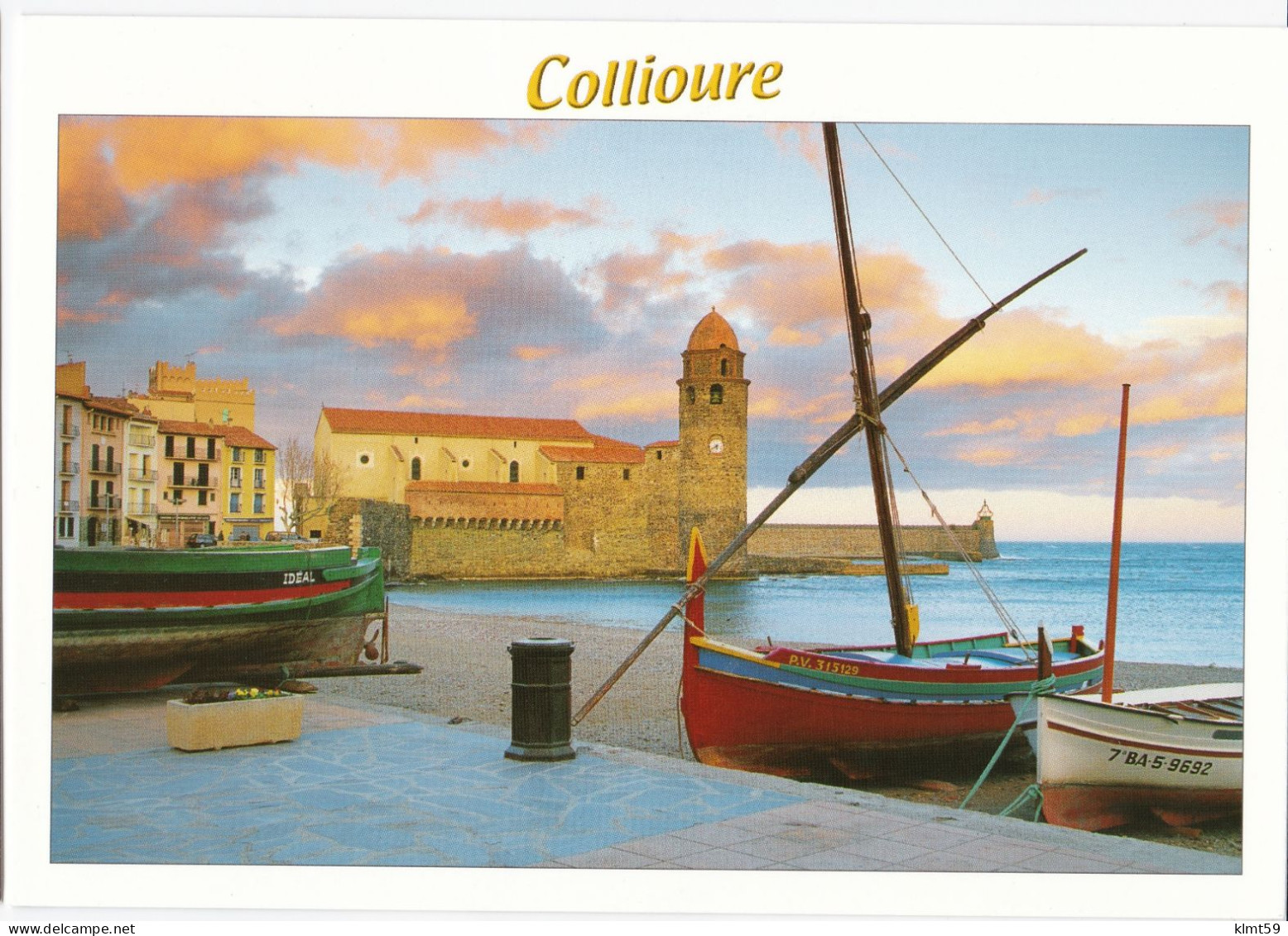 Collioure - Crépuscule Sur Le Petit Port Catalan - Collioure