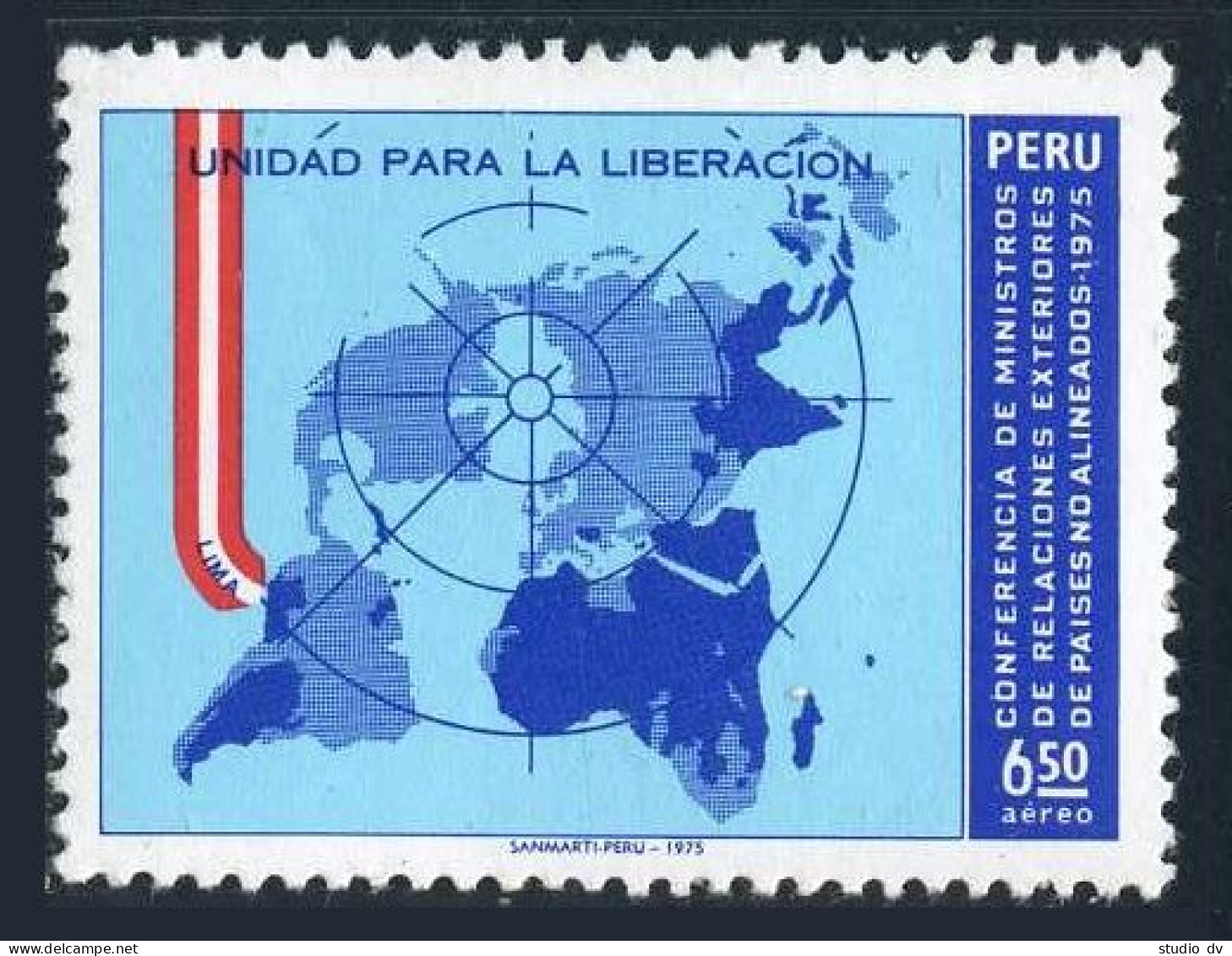 Peru C423, MNH. Michel 995. Conference Of Nonaligned Countries, 1975. - Pérou