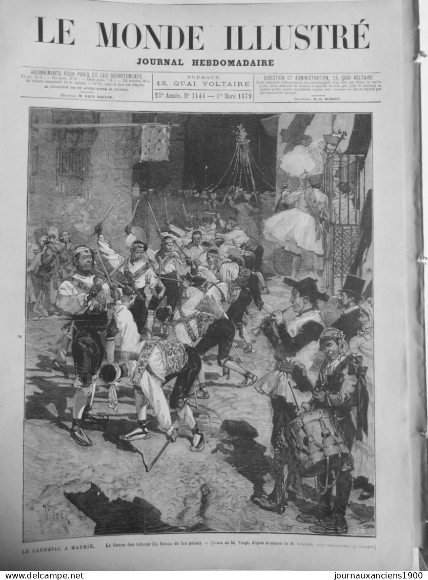 1860 1900 CARNAVAL ITALIE ESPAGNE BELGIQUE 28 JOURNAUX ANCIENS COMPLETS