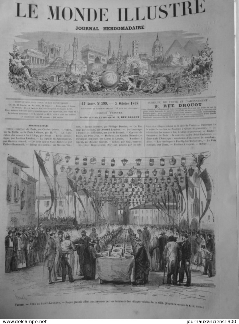 1860 1900 CARNAVAL ITALIE ESPAGNE BELGIQUE 28 JOURNAUX ANCIENS COMPLETS