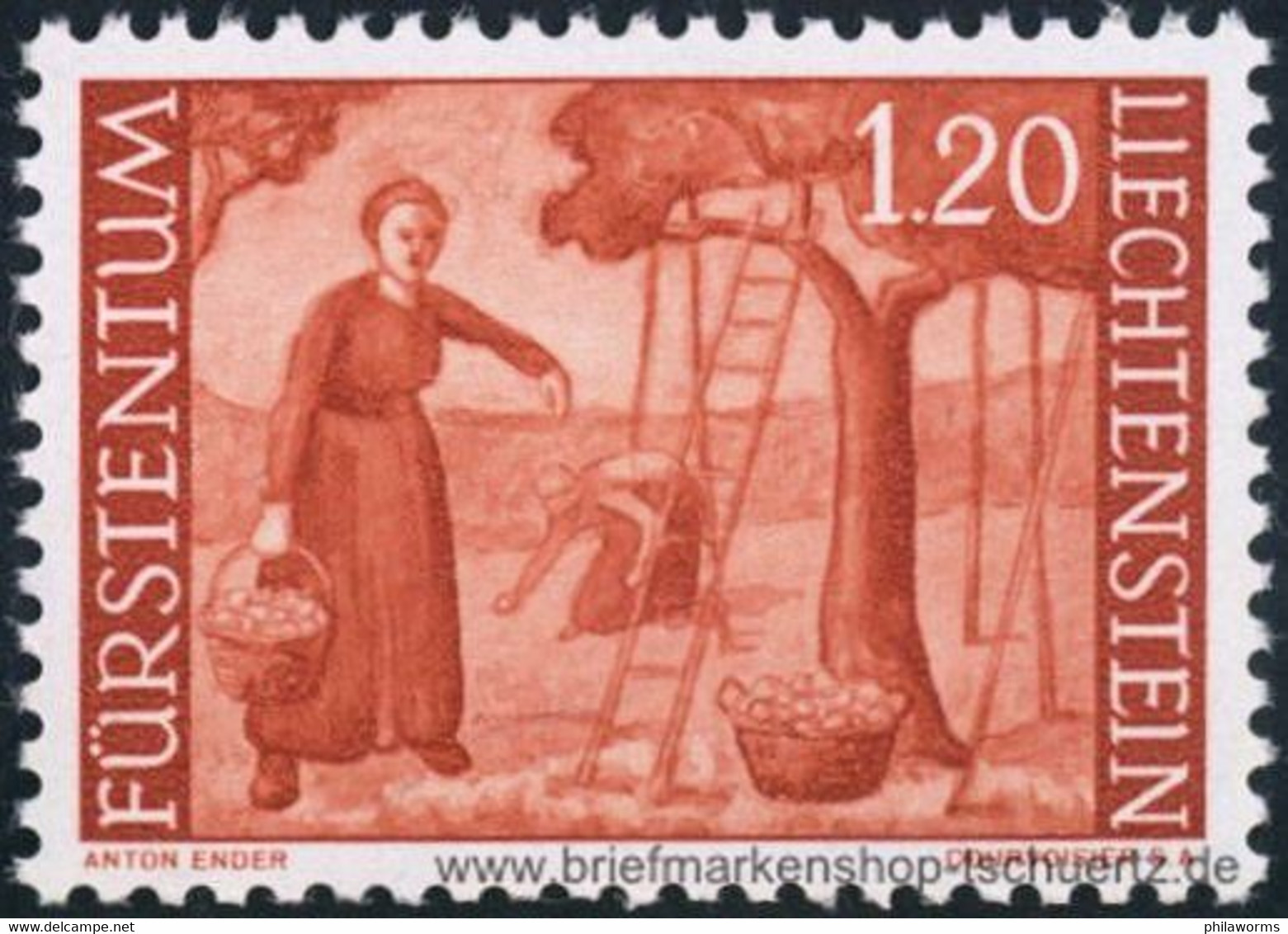 Liechtenstein 1960, Mi. 395-97 ** - Unused Stamps