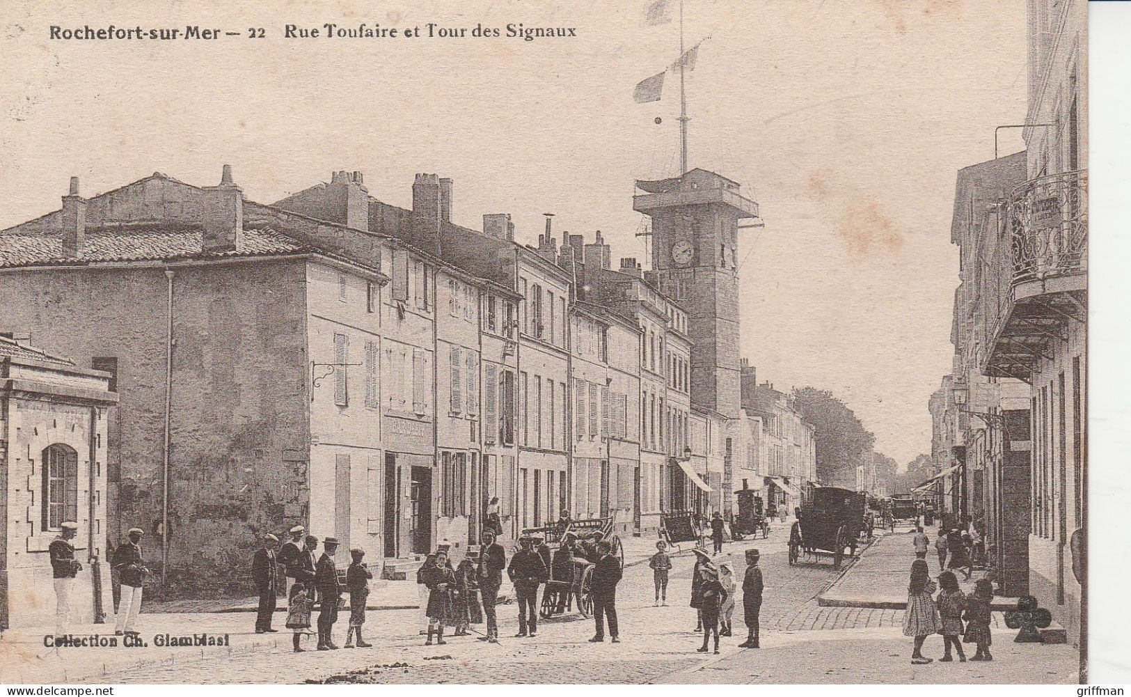 ROCHEFORT SUR MER RUE TOUFAIRE ET TOUR DES SIGNAUX TBE - Rochefort