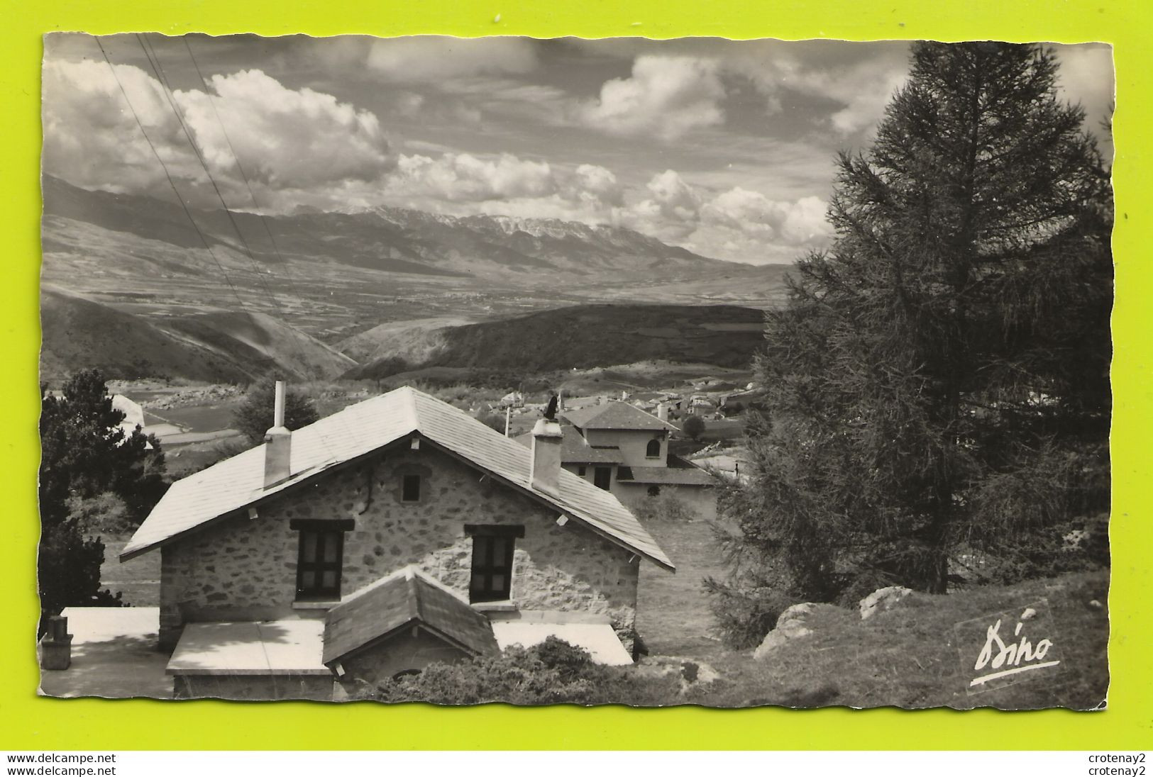 66 FONT ROMEU Vers Prades N°98 Vue Sur La Cerdagne Française Et Espagnole Au Fond Sierra De Cadi écrite Années 50 - Prades