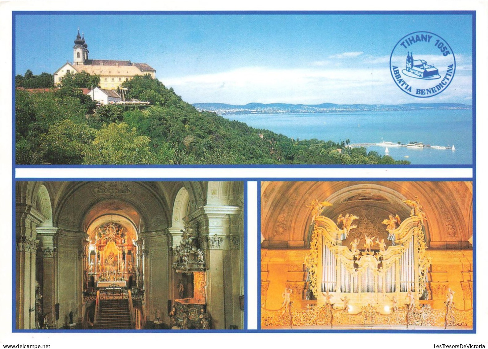 HONGRIE - Tihany - Benedictine Abbey Church (18th C) - Multi-vues - Carte Postale - Ungheria