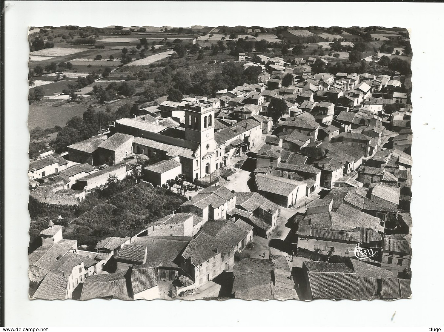 63 - MOISSAT HAUT -  Vue Aérienne Sur Le Quartier De L'Eglise - Other & Unclassified