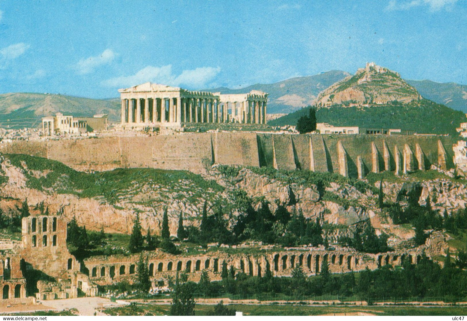 - ATHENS. - View Of The Acropolis - Scan Verso - - Griechenland