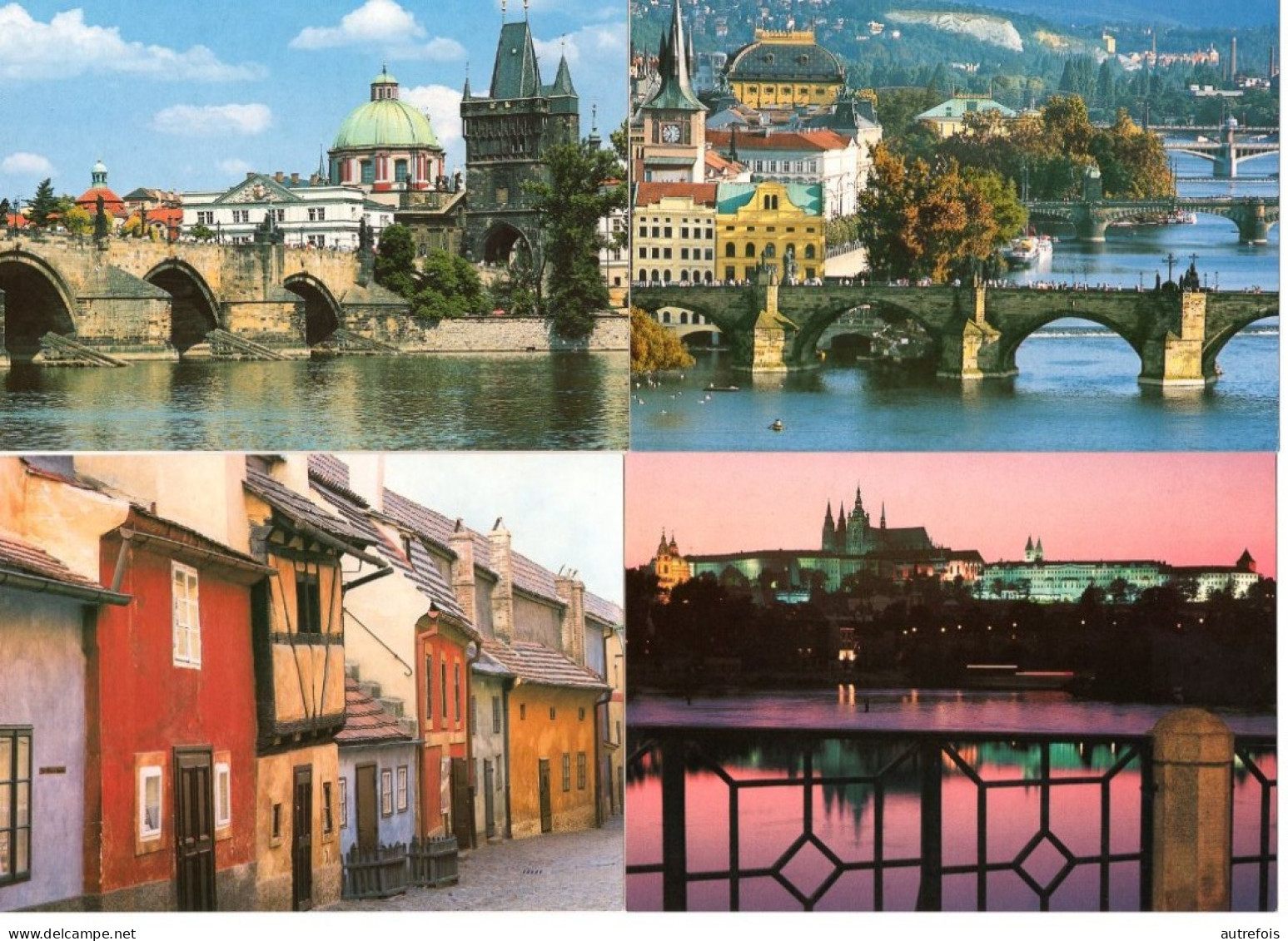PRAGUE  PRAZSKY HRAD  ZLATA ULICKA     COFFRET  15 CARTES POSTALES MODERNES - Tschechische Republik