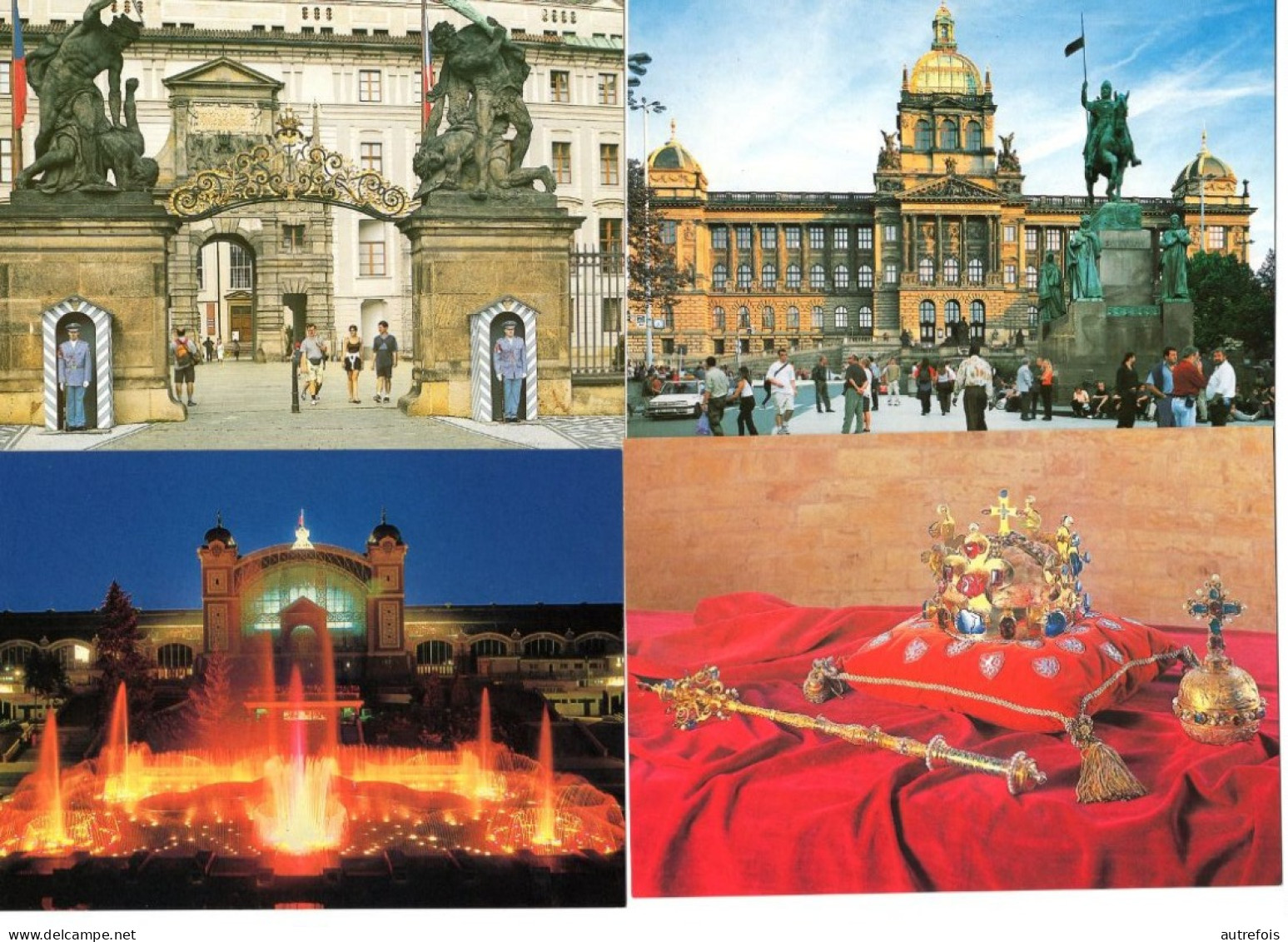 PRAGUE  PRAZSKY HRAD  ZLATA ULICKA     COFFRET  15 CARTES POSTALES MODERNES - Tschechische Republik