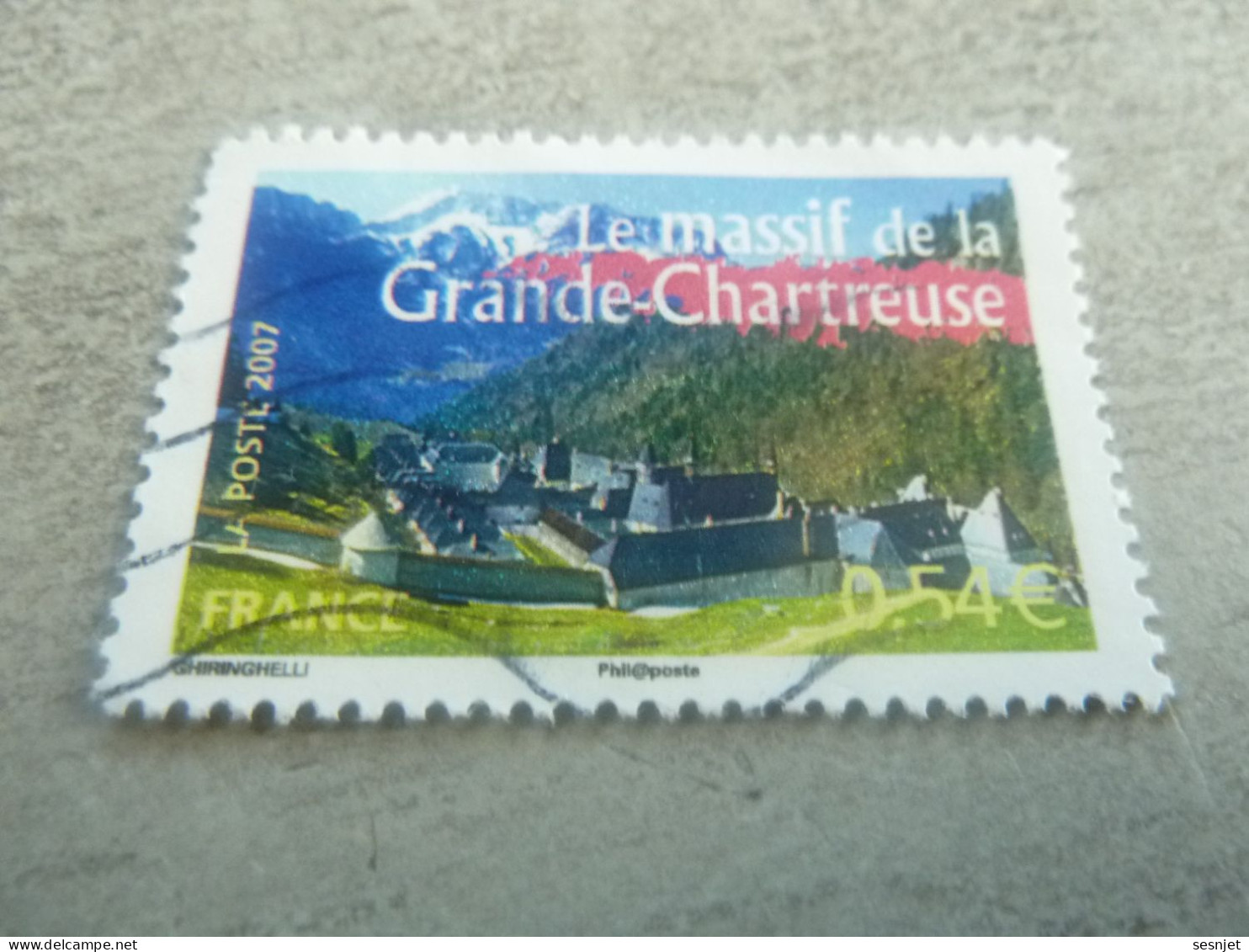 Massif Grande-Chartreuse - Portrait Région - La France à Voir - 0.54 € - Yt 4019 - Multicolore - Oblitéré - Année 2007 - - Used Stamps